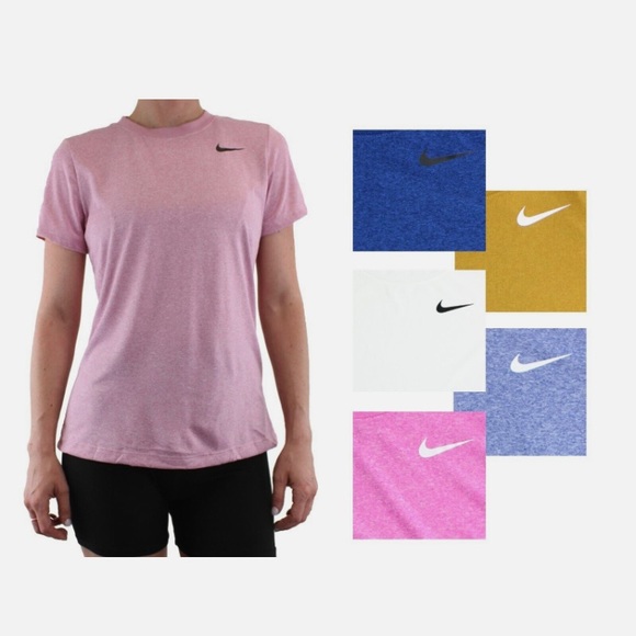 Nike Women’s Blue Dri-FIT Legend T-Shirt NWT Sz Medium - Picture 7 of 8